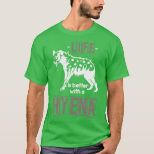 African Animal Lover Gift Zoo Hyena T-Shirt