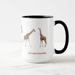 African Animal Mug