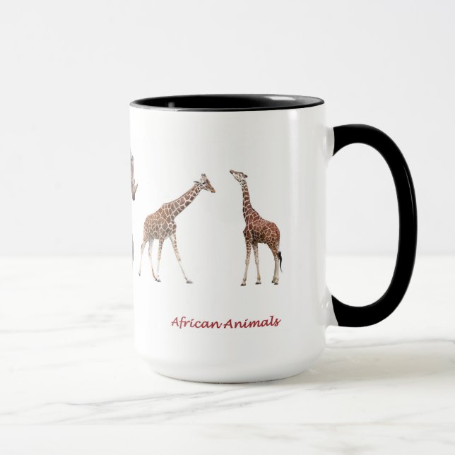 African Animal Mug (Right)