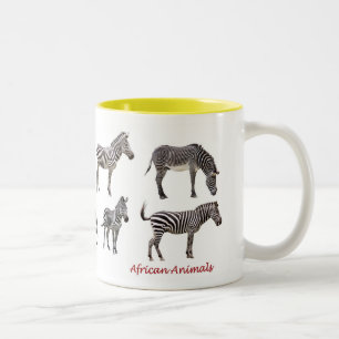 African Animal Mug