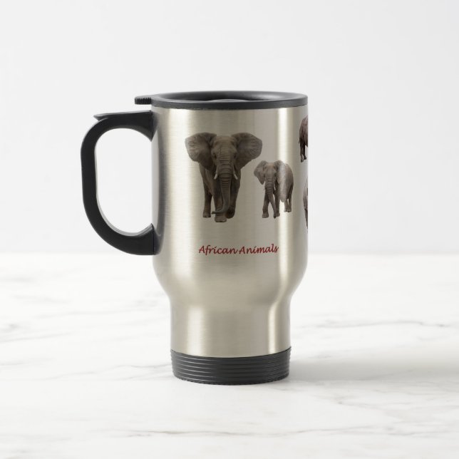 African Animal Mug (Left)