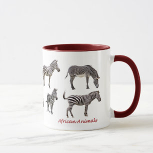 African Animal Mug