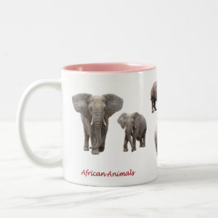 African Animal Mug