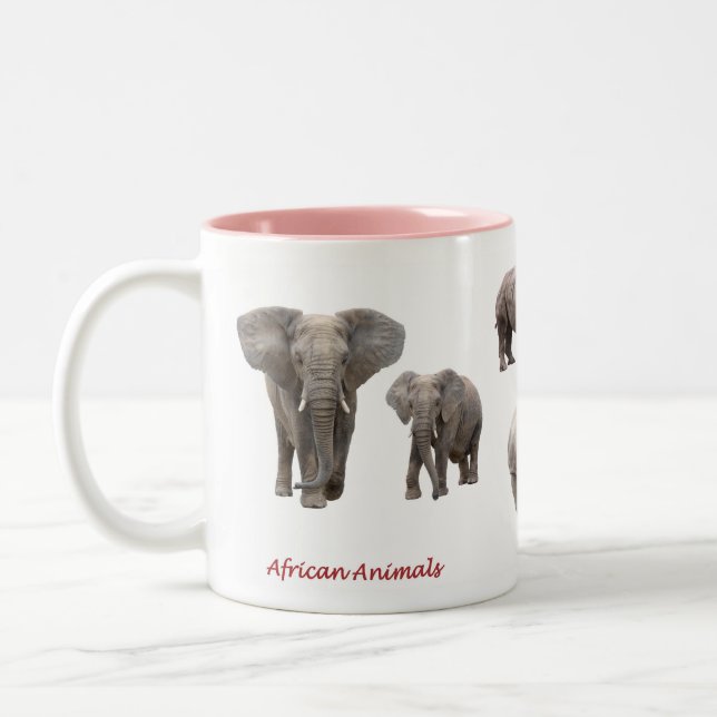 African Animal Mug (Left)