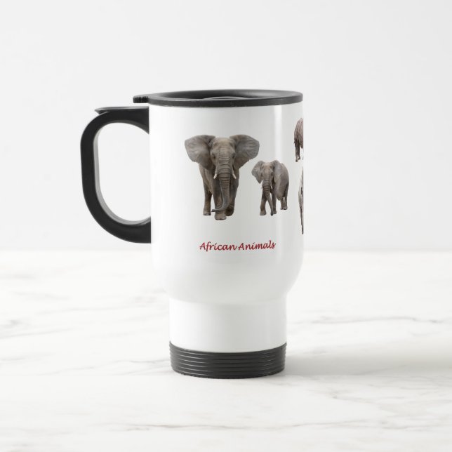 African Animal Mug (Left)