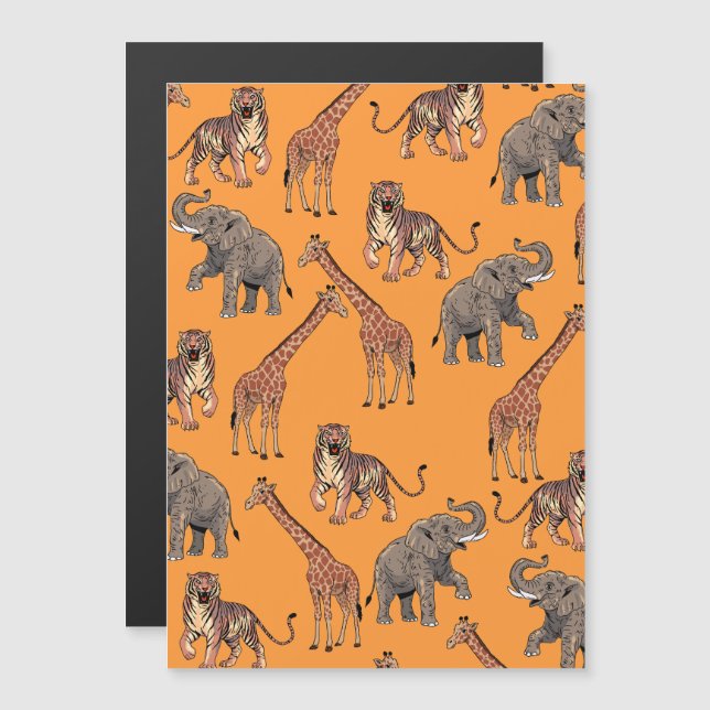African Animal Pattern (Front/Back)