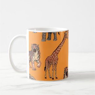 African Animal Pattern Coffee Mug
