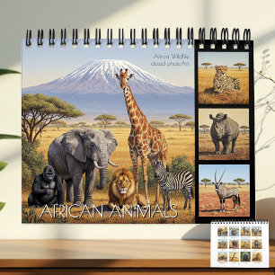 African Animals Calendar 2027 / wild Africa