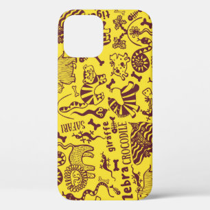 African Animals: Cultural Seamless Pattern. iPhone 12 Case