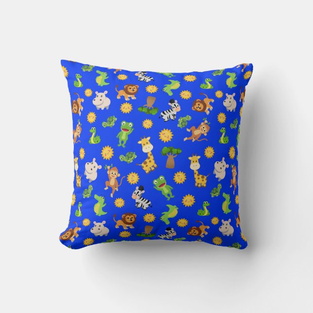 African Animals Cushion (Front)