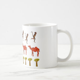African Animals Cute Illustration Classic Mug