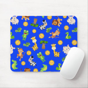 African Animals Mouse Mat