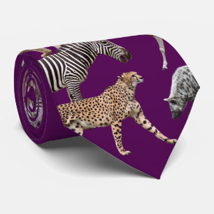 African Animals Tie