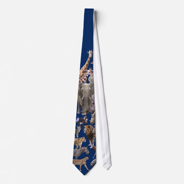 African Animals Tie (Front)