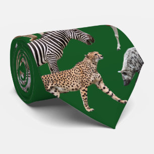African Animals Tie