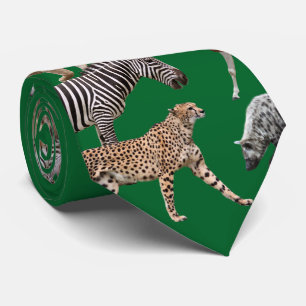 African Animals Tie