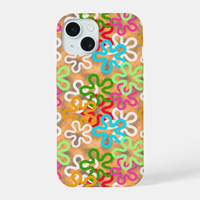 African Ankara Pattern Design  iPhone 15 Case (Back)