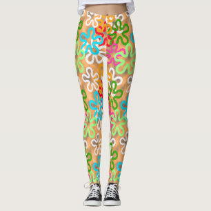 African Ankara Pattern Design Leggings