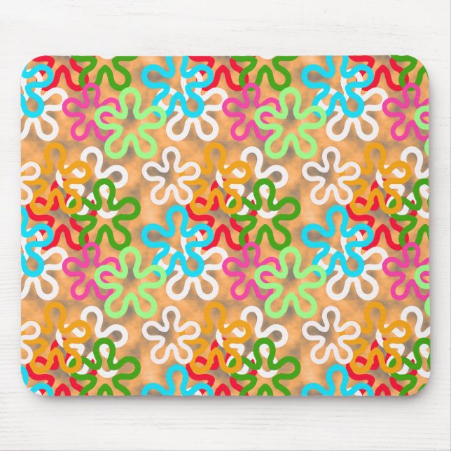 African Ankara Pattern Design  Mouse Mat (Front)