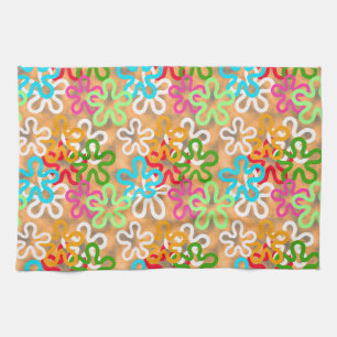 African Ankara Pattern Design  Tea Towel