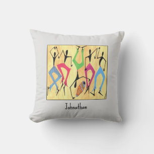African Art, Acrobatic Dance Cushion