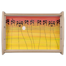 African Art Awesome Tropical Sunset