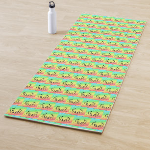African art, celebration of colors Yoga Mat