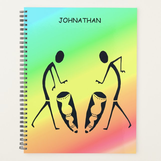 African Art, Celebration of Colours  Planner (Front)