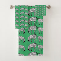 African Art, Cute Kenyan Zebras Pattern