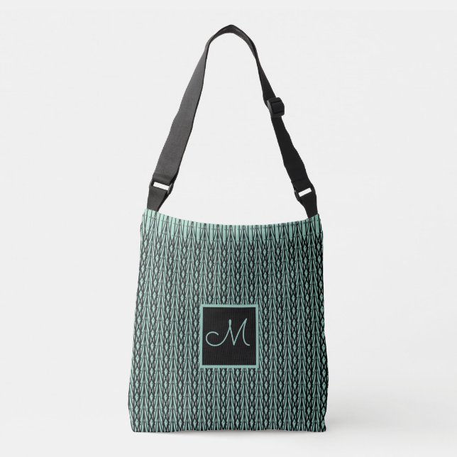African Art, Magical Coconut Trees pattern Crossbody Bag (Front)