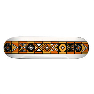 African art pattern skateboard