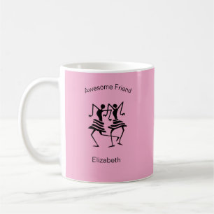 African Art, Silhouette Celebration Friend's Coffee Mug