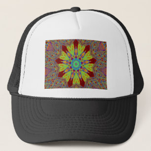 African Asian European ethnic pattern Trucker Hat