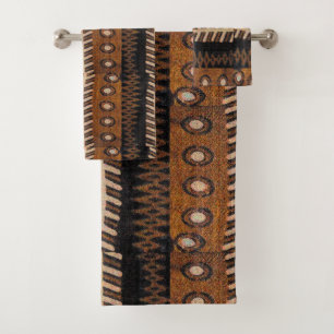 African  bath towel set