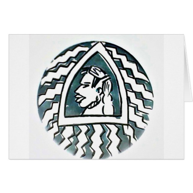 African Beauty Bongo Maasai Portrait Tribal Art  (Front Horizontal)