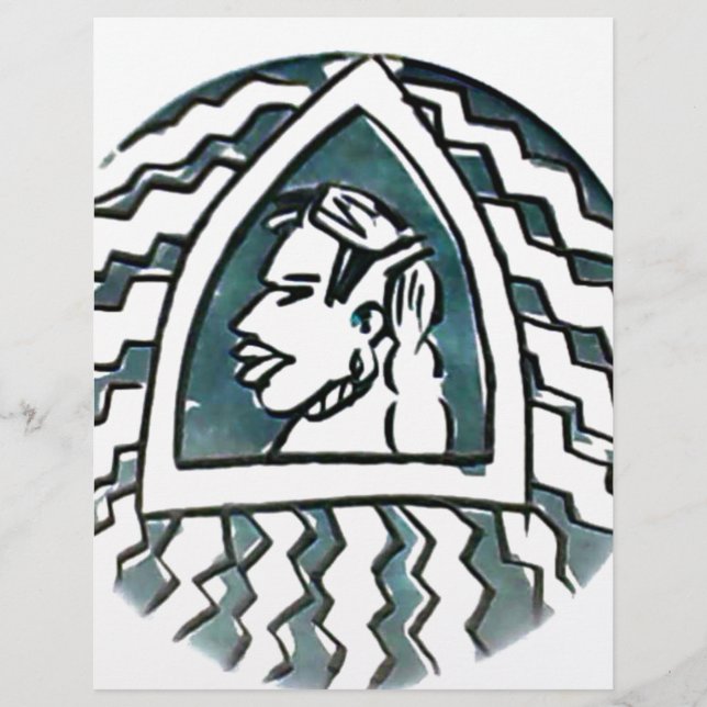 African Beauty Bongo Maasai Portrait Tribal Art  (Front)