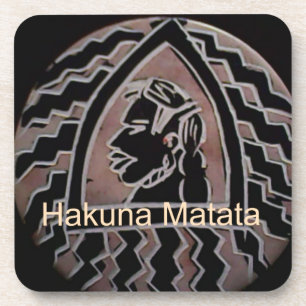 African Beauty: Bongo Maasai Portrait Tribal Art Coaster