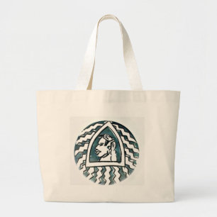African Beauty Bongo Maasai Portrait Tribal Art Large Tote Bag