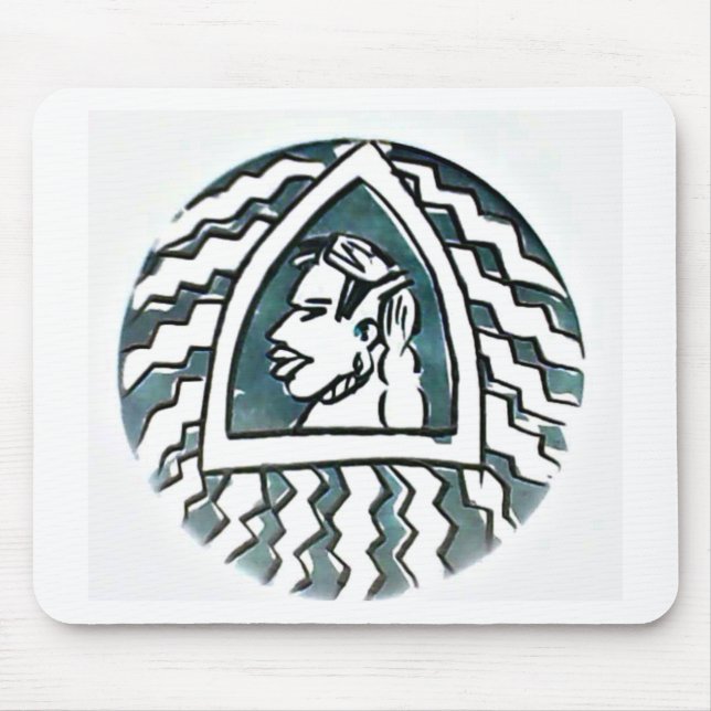 African Beauty Bongo Maasai Portrait Tribal Art   Mouse Mat (Front)