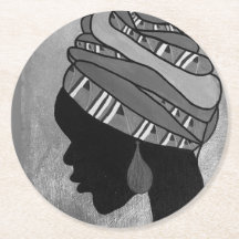 African beauty coasters