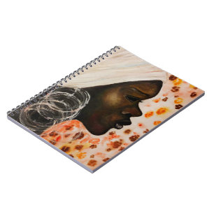 African Beauty Notebook Woman Face Painting