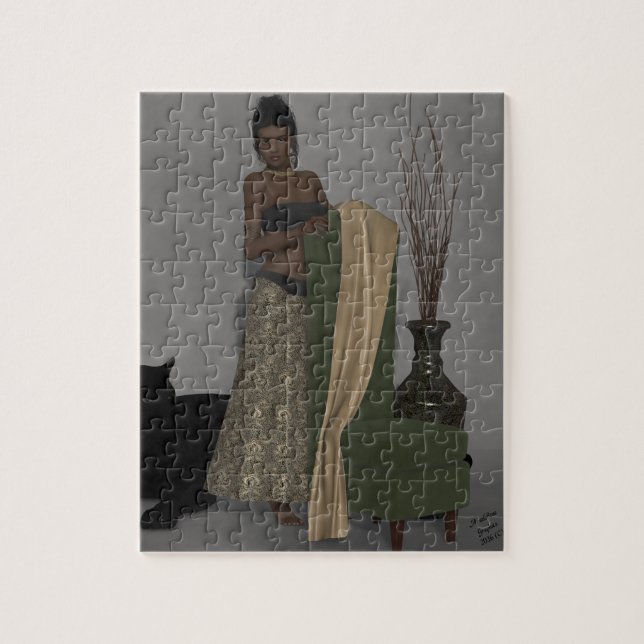 African Beauty Tyla Jigsaw Puzzle (Vertical)