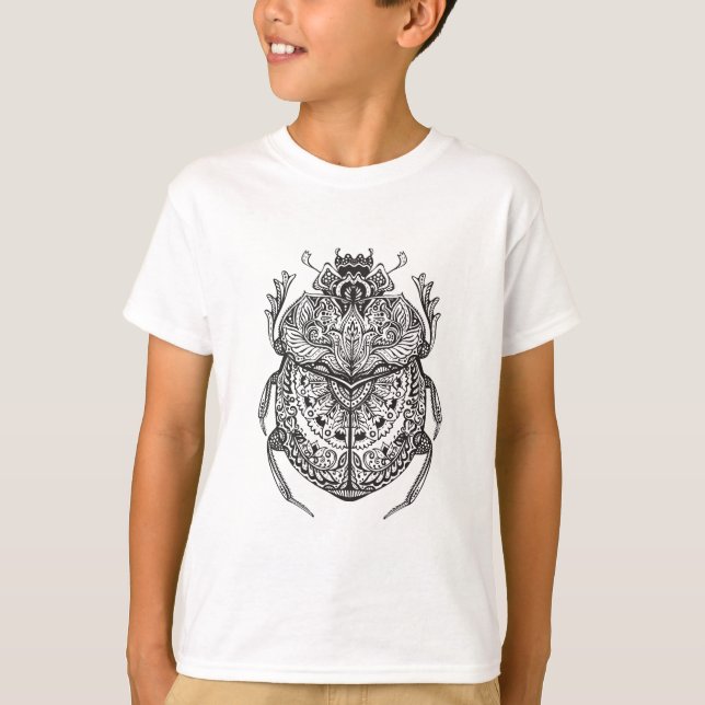 African Beetle Zendoodle T-Shirt (Front)