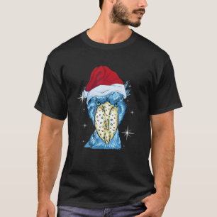 African Bird Christmas Shoebill Santa Hat Shoebill T-Shirt