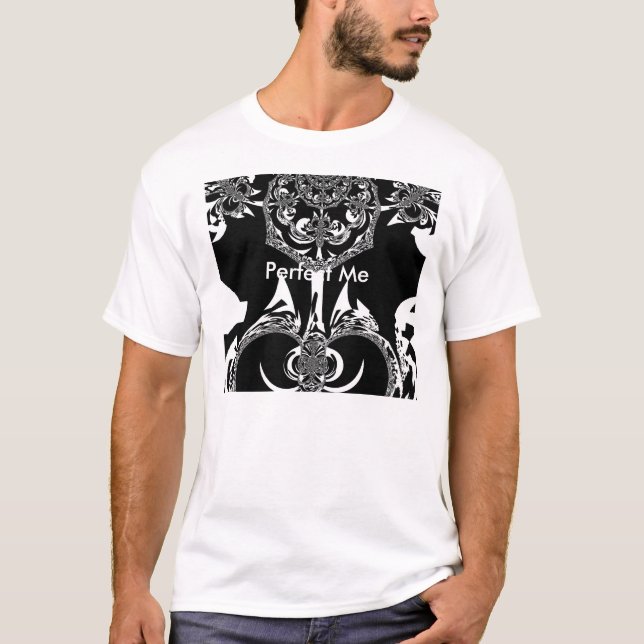 African Black and White Art Print T-Shirt (Front)