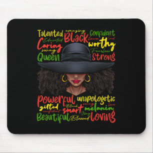African Black History African American Ladies June Mouse Mat