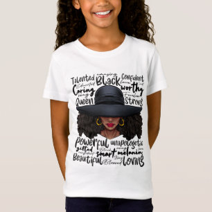 African Black History African American Ladies June T-Shirt