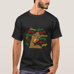 African Black History African American Ladies June T-Shirt