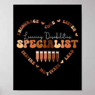 African Black History Month Learning Disabilities Poster