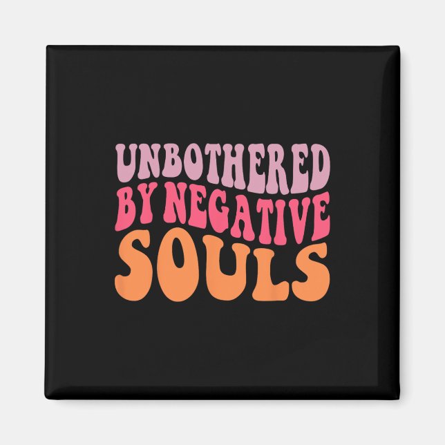 African Black History Month Unbothered By Negative Magnet (Front)